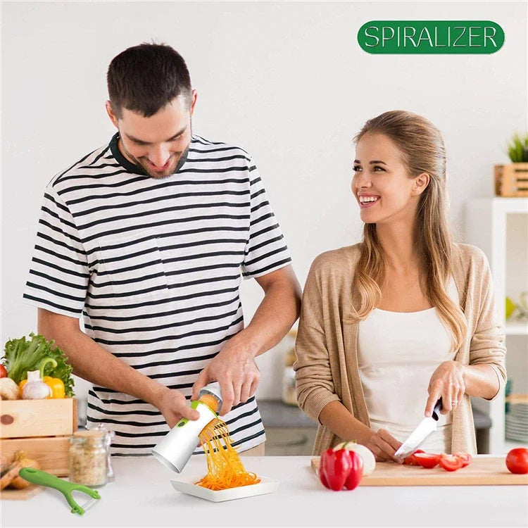 Heavy Duty Vegetable Spiralizer – Zucchini Noodle & Spaghetti Slicer Cutter