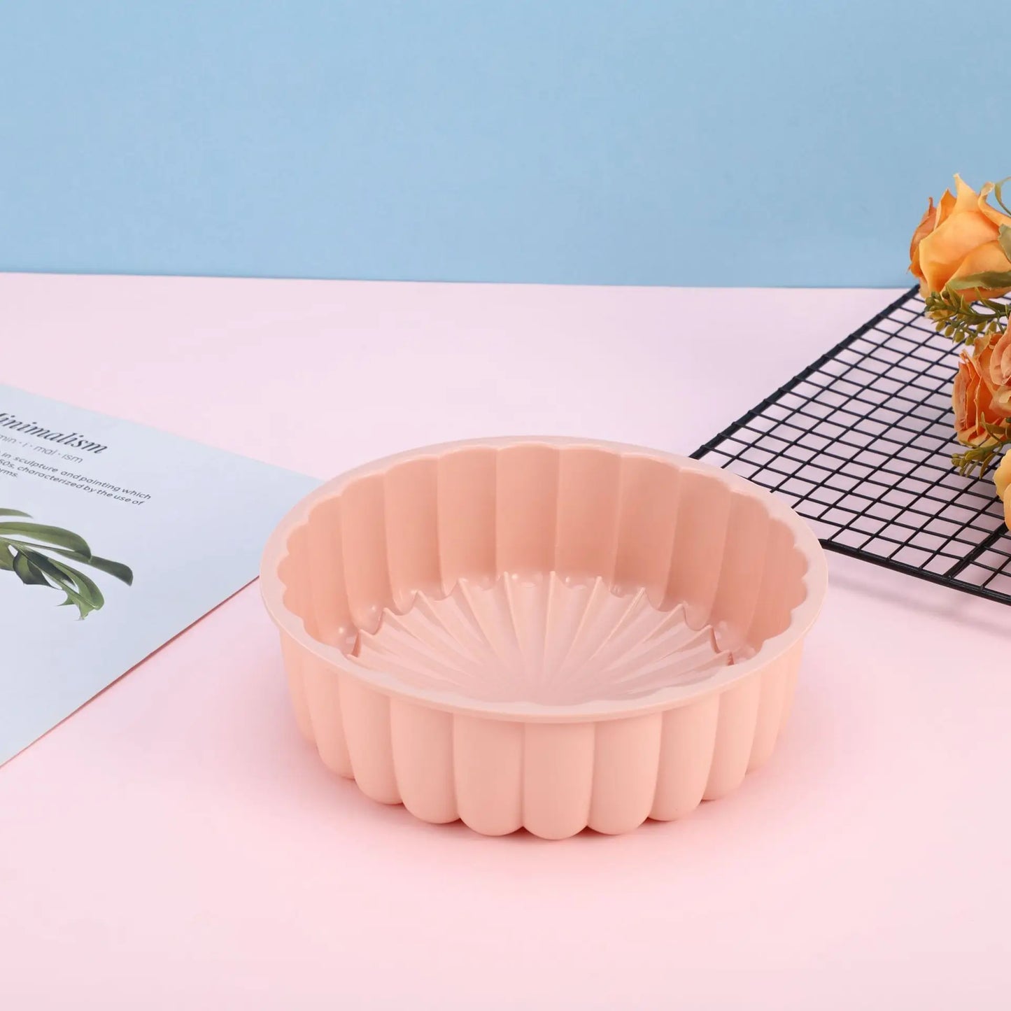 Silicone Cake Pan – Multi-Functional Round Baking Mold Heat Resistant for DIY Desserts
