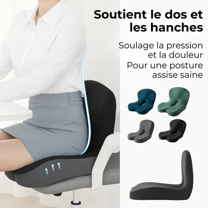 ZenPosture™ | Le soulagement de pression ultime : Asseyez-vous plus intelligemment, pas plus difficilement.