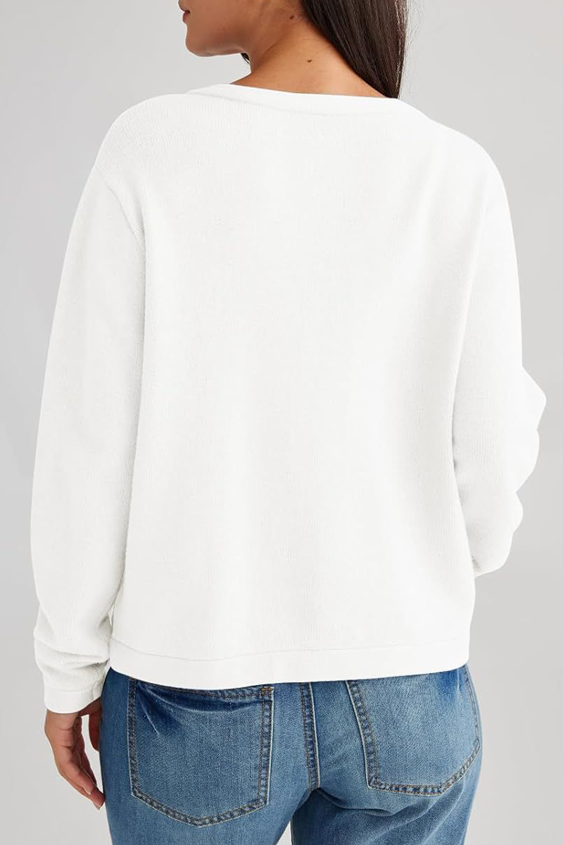 Alice Casual Solid Color Button Pocket Cardigan