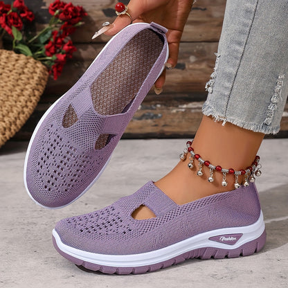 Casual Breathable Slip-On Walking Sneakers