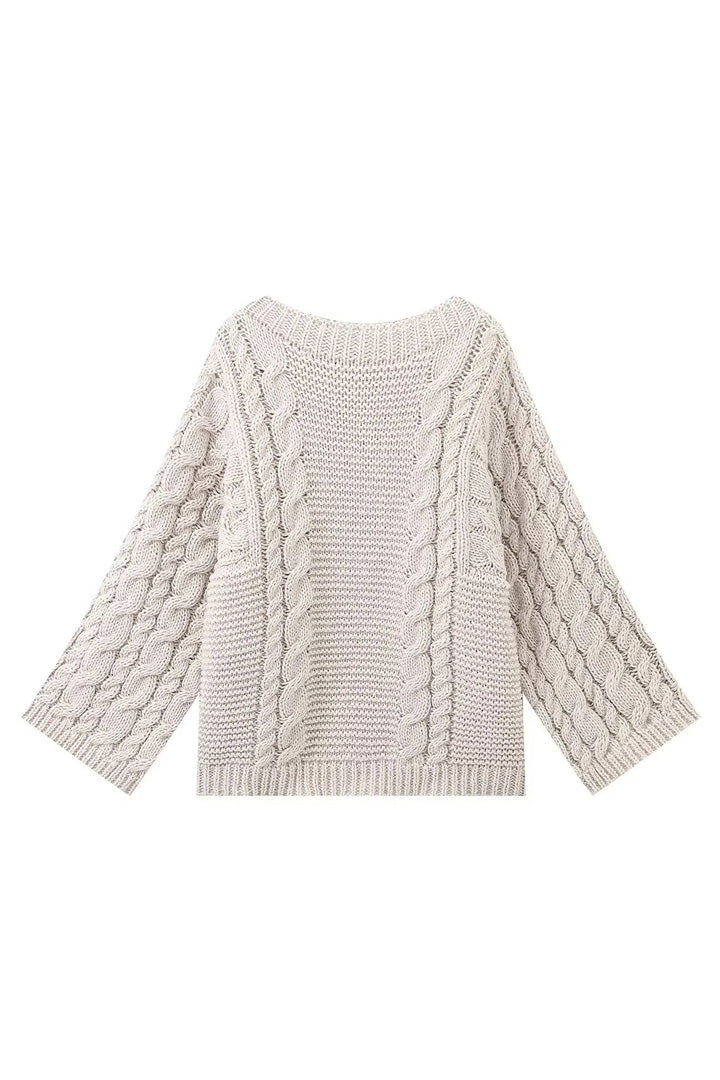 Belen Autumn Knit Sleeve Sweater