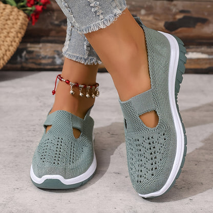 Casual Breathable Slip-On Walking Sneakers