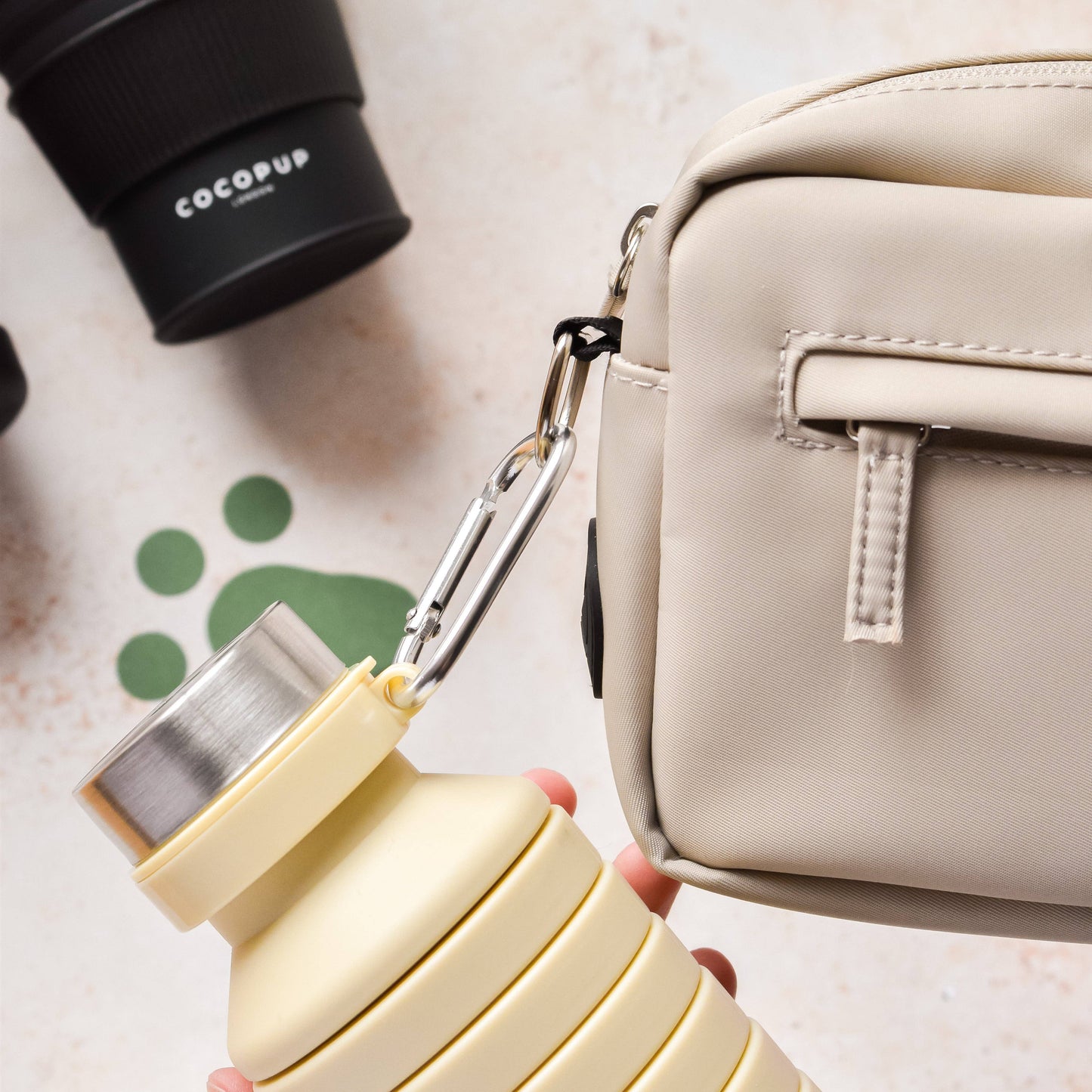 Collapsible Water Bottle Travel Bottle for You & Your Dog