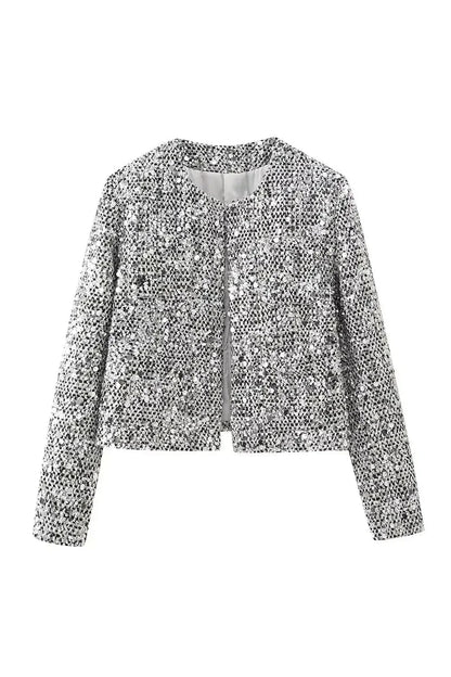 Irina Tweed Sequin Jacket