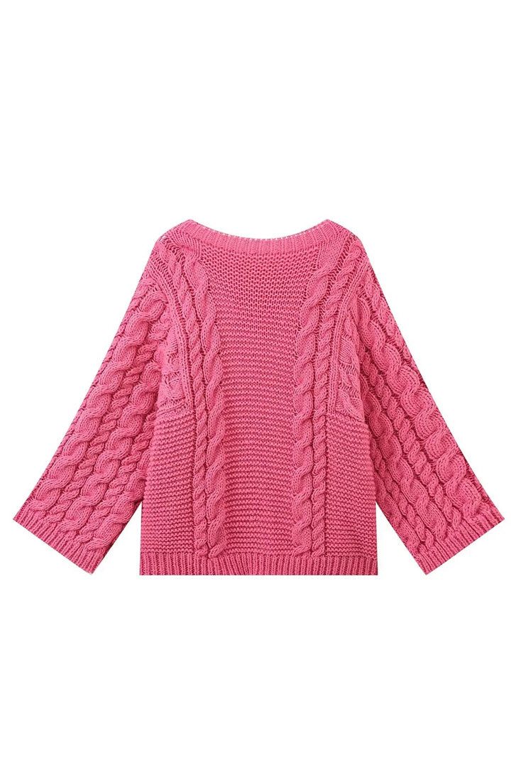 Belen Autumn Knit Sleeve Sweater