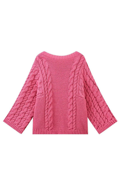 Belen Autumn Knit Sleeve Sweater