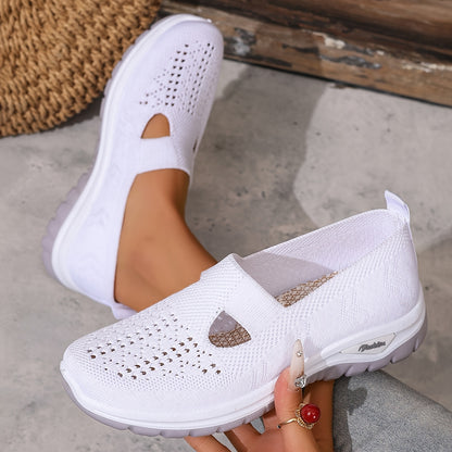 Casual Breathable Slip-On Walking Sneakers