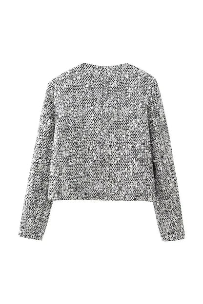 Irina Tweed Sequin Jacket