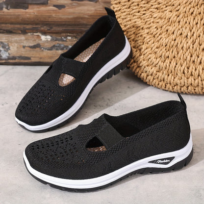 Casual Breathable Slip-On Walking Sneakers
