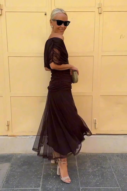 Valentina lTulle Maxi Dress