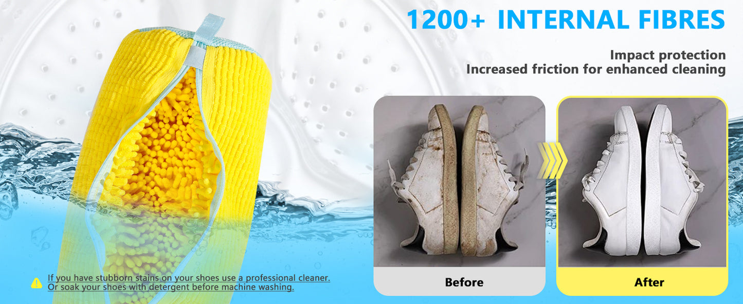CleanStep™ Shoe Washing Machine Bag – Protective Laundry Bag for Sneakers & Shoes