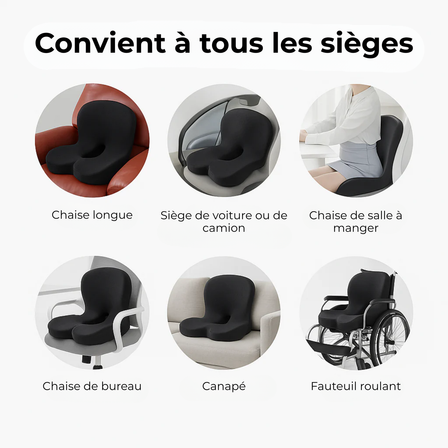 ZenPosture™ | Le soulagement de pression ultime : Asseyez-vous plus intelligemment, pas plus difficilement.