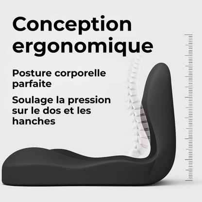 ZenPosture™ | Le soulagement de pression ultime : Asseyez-vous plus intelligemment, pas plus difficilement.