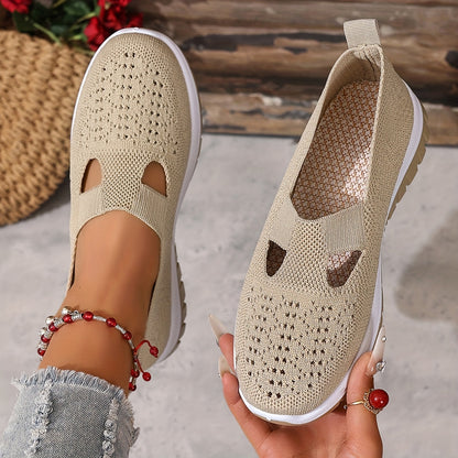 Casual Breathable Slip-On Walking Sneakers