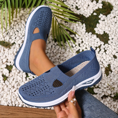 Casual Breathable Slip-On Walking Sneakers