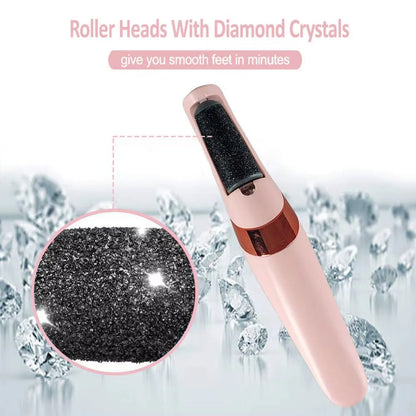 Rechargeable Electric Callus Remover — Cordless Foot File for Smooth Heels