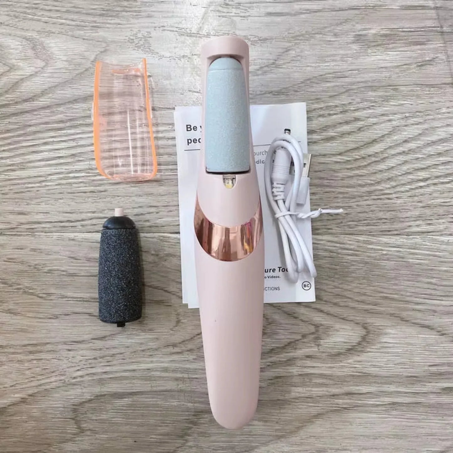 Rechargeable Electric Callus Remover — Cordless Foot File for Smooth Heels