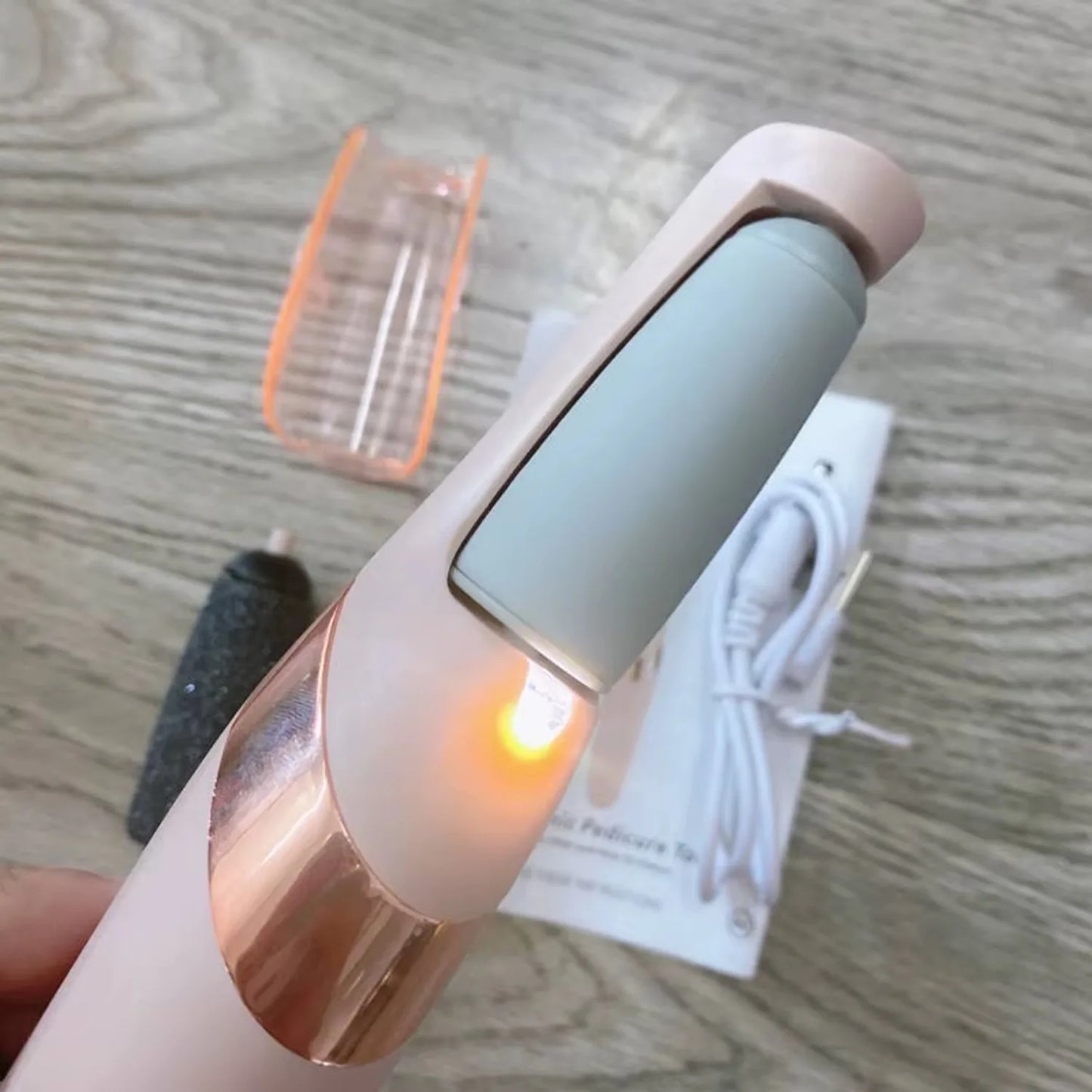 Rechargeable Electric Callus Remover — Cordless Foot File for Smooth Heels