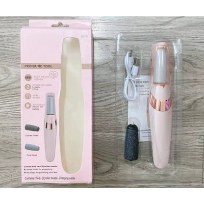 Rechargeable Electric Callus Remover — Cordless Foot File for Smooth Heels