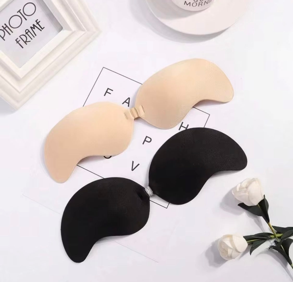 Emily Invisible Stick-On Lift silicone Bra – Seamless Strapless Push-Up