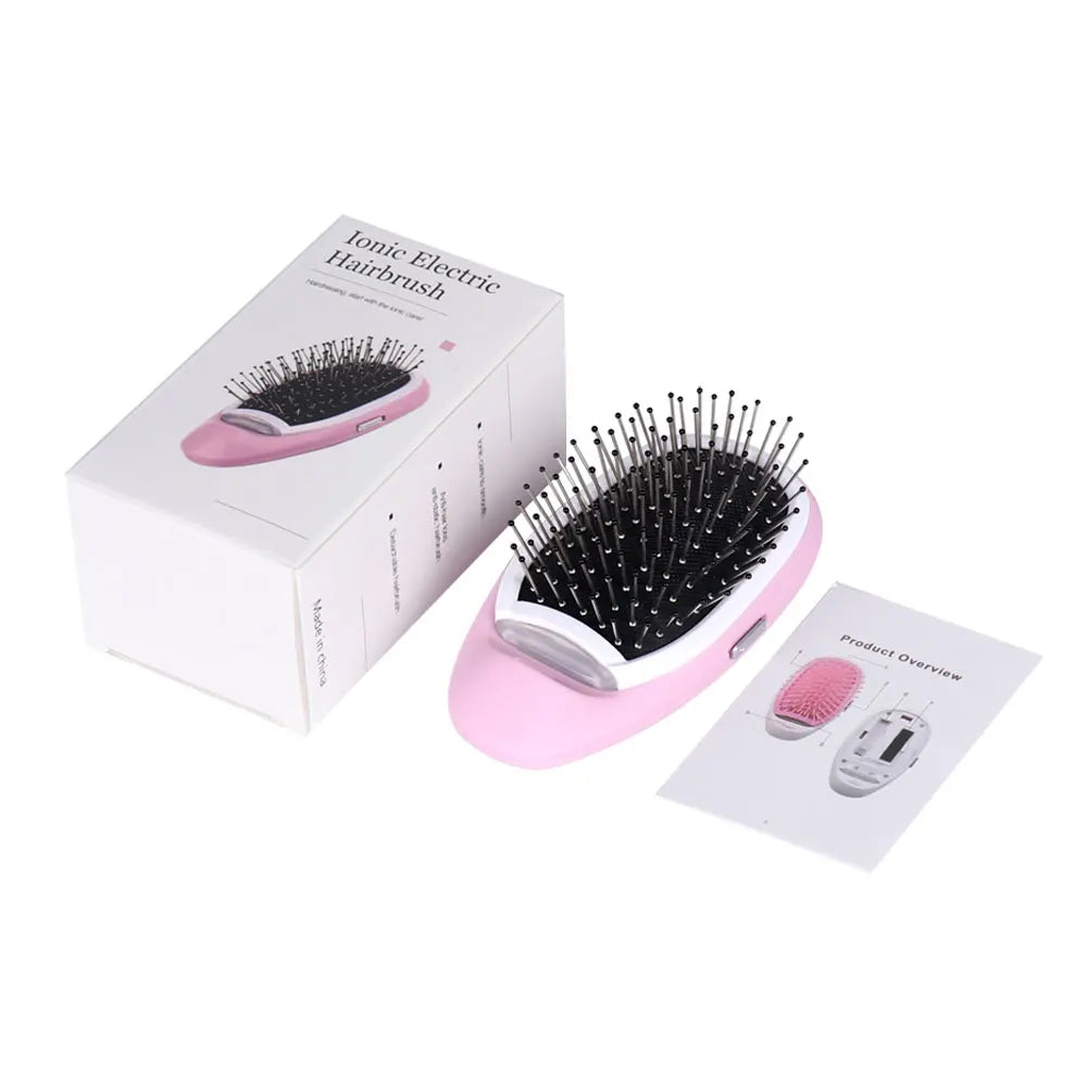 ZenGlow™ Ionic Relaxation Hairbrush — Anti-Static Scalp Massage & Gentle Detangling