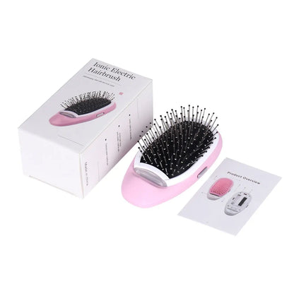 ZenGlow™ Ionic Relaxation Hairbrush — Anti-Static Scalp Massage & Gentle Detangling