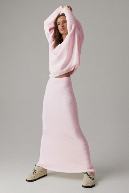 Babi V-Neck Knit Set