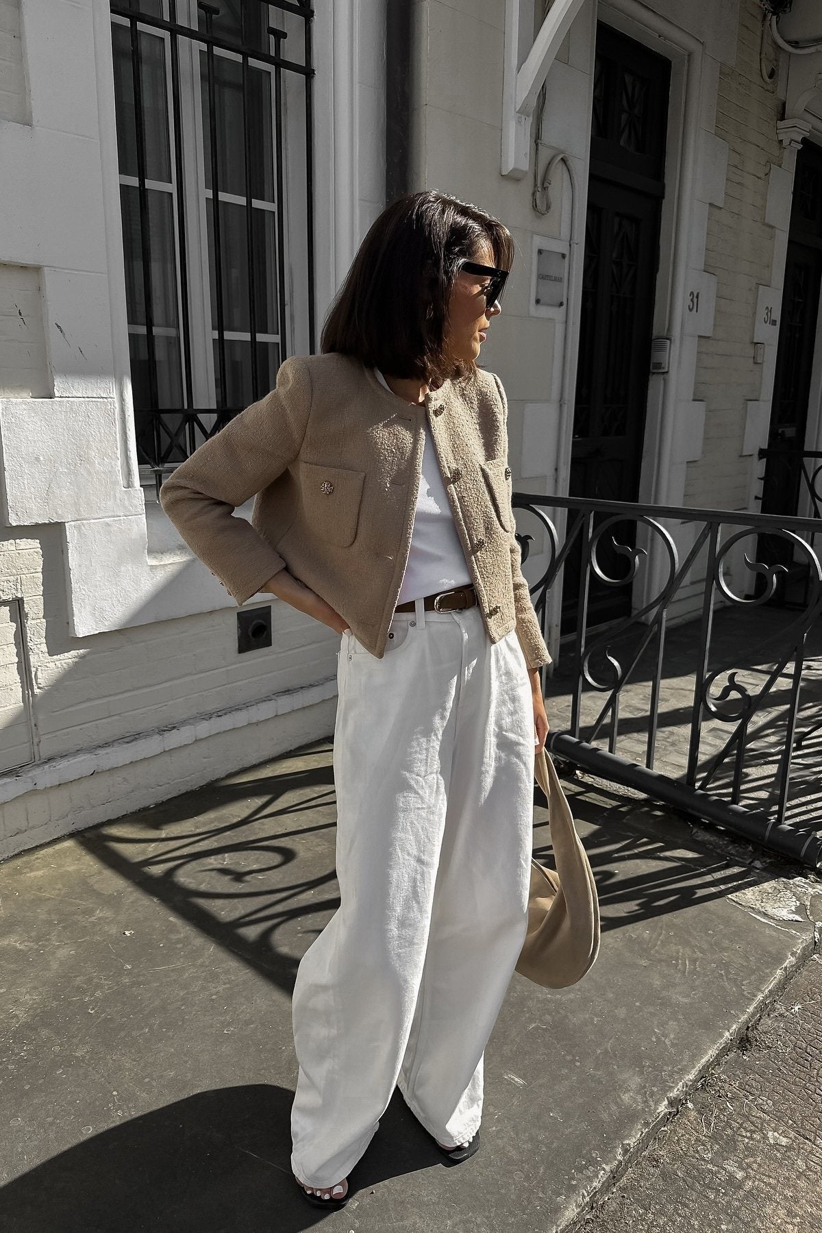 Belle Coarse Tweed Jacket