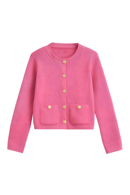 Milla Knit Cardigan – Chanel-Inspired