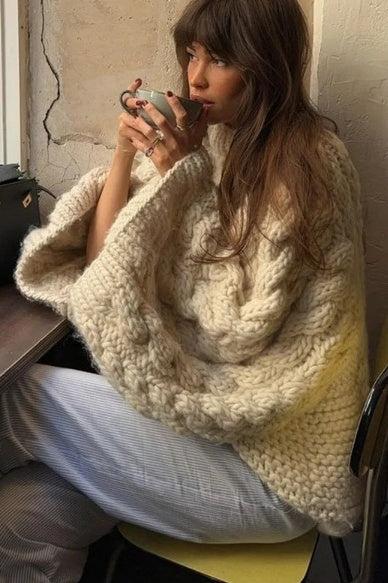Belen Autumn Knit Sleeve Sweater