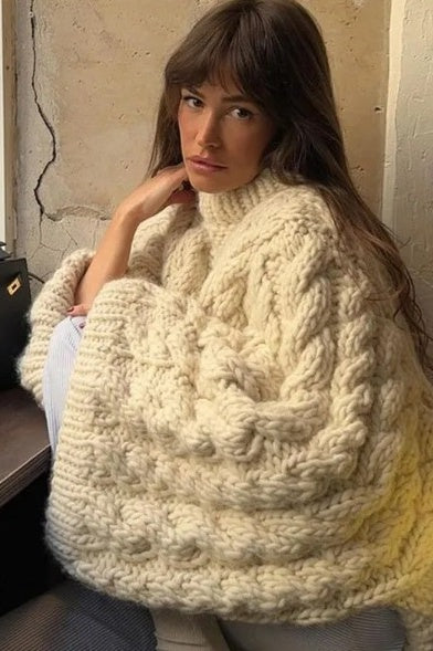 Belen Autumn Knit Sleeve Sweater