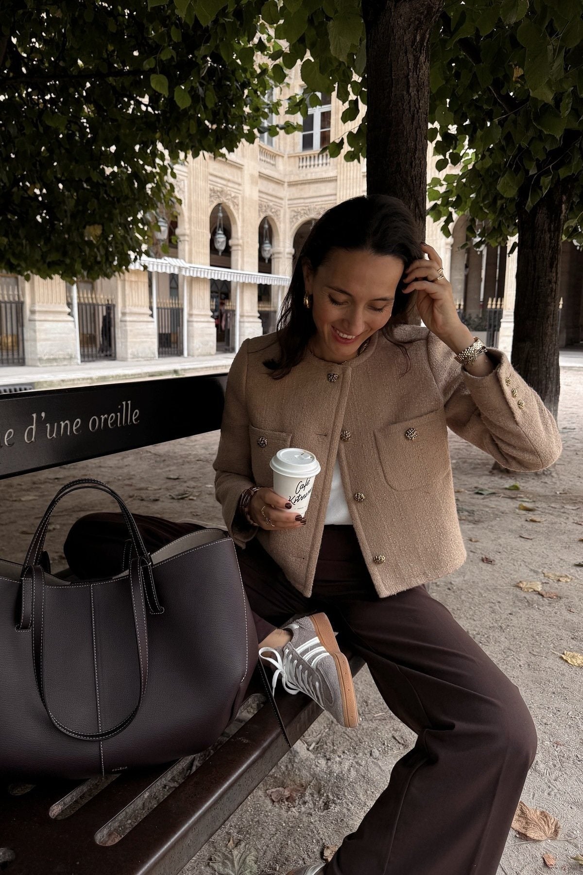 Belle Coarse Tweed Jacket