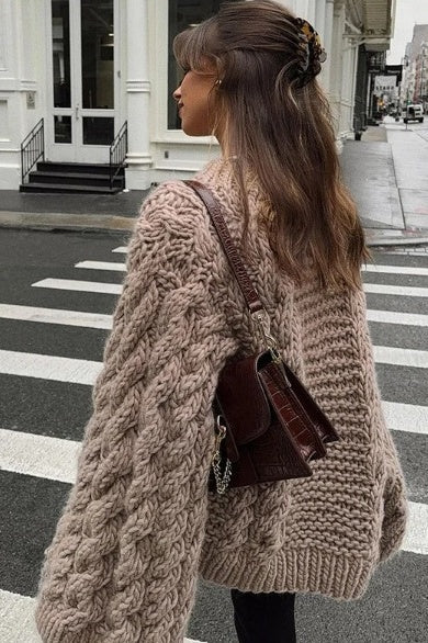 Belen Autumn Knit Sleeve Sweater