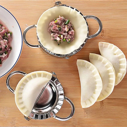 Stainless Steel Dumpling Maker – Ravioli & Pastry Press Mold for Dumplings, Pies & Wrappers