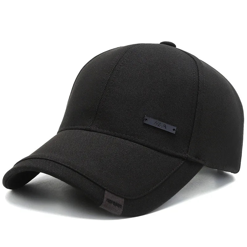 Unisex Hua Label Baseball Caps Hip Hop Cap Spring and Autumn Outdoor Adjustable Casual Hats Sunscreen Hat