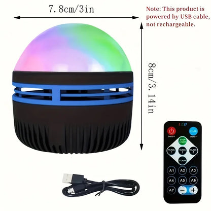 *LED Starry Galaxy Ocean Wave Projector - RGB Smart Remote Control Lamp for Home Decor