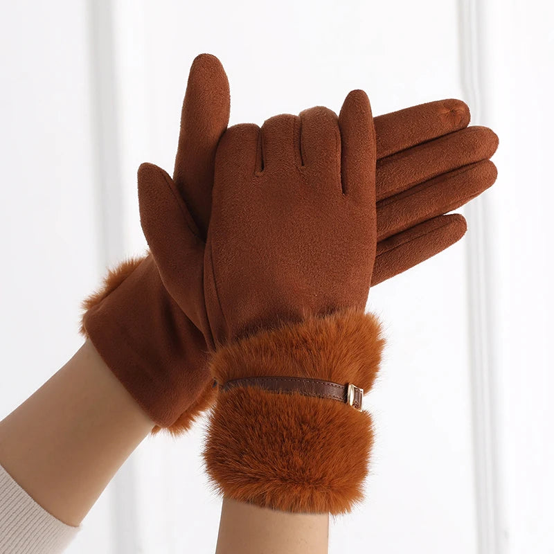 Women’s Winter Touchscreen Fleece Gloves