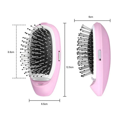 ZenGlow™ Ionic Relaxation Hairbrush — Anti-Static Scalp Massage & Gentle Detangling
