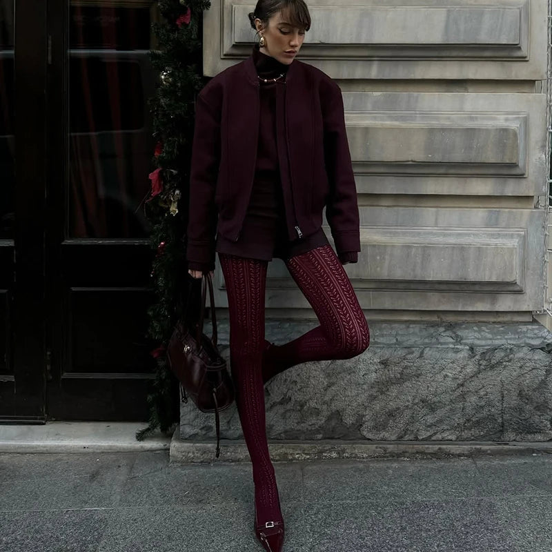 Kave 1 Pair Lolita Vintage Tights Women Fashion Hollow Out Pantyhose Sculpted Mesh Women Stockings For Dress 2025 Spring Legging