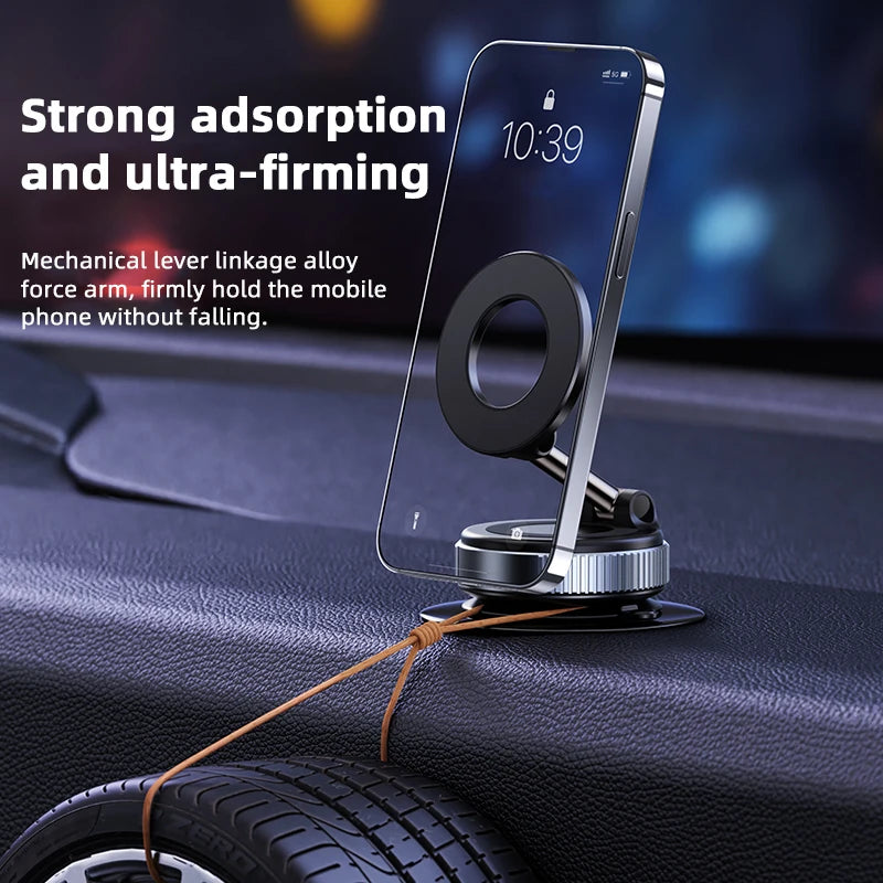 MagnaFlex™ K007 Magnetic Phone Holder — 3-Axis Rotating Mount with Adjustable Angle