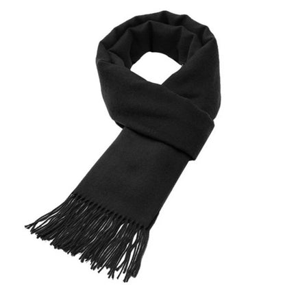 Luxury Cashmere Winter Scarf – Soft Warm Long Tassel Shawl for Women & Men