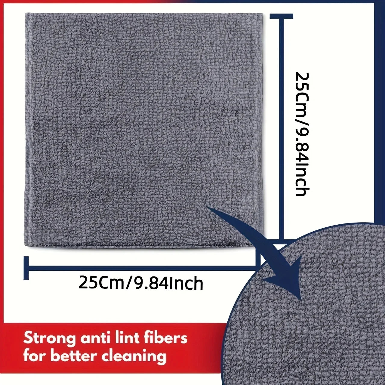 Microfiber Kitchen Towels Set – Ultra-Fine Absorbent Cleaning Cloths for Dishes & Surfaces (5/10/20 PCS)
