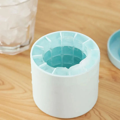 CylinFreeze Mini Silicone Ice Maker – Food Grade Cylindrical Ice Mold for Drinks, Cocktails & Whiskey