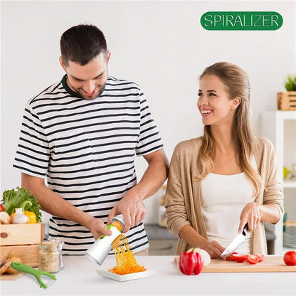 Heavy Duty Vegetable Spiralizer – Zucchini Noodle & Spaghetti Slicer Cutter