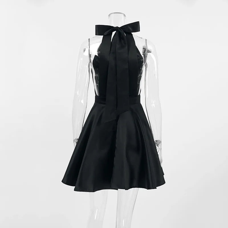Hailey Tie Back Mini Dress