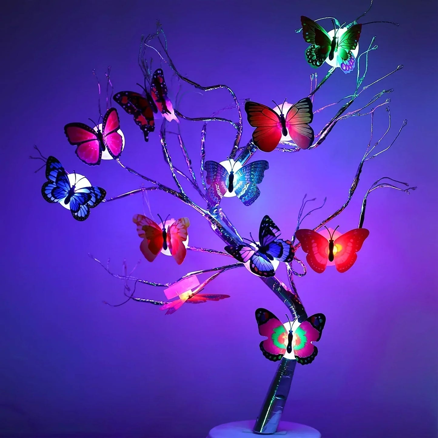 ButterGlow™ 3D LED Butterfly Night Light Stickers (10PCS) — Glow Wall & Garden Decoration