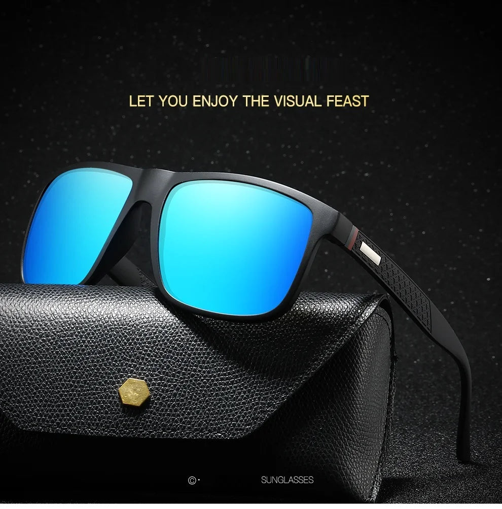 Fashion Vintage Square Sunglasses Men Women Luxury Brand Designer Men's Sun Glasses Driving Fishing UV400 Eyewear Man