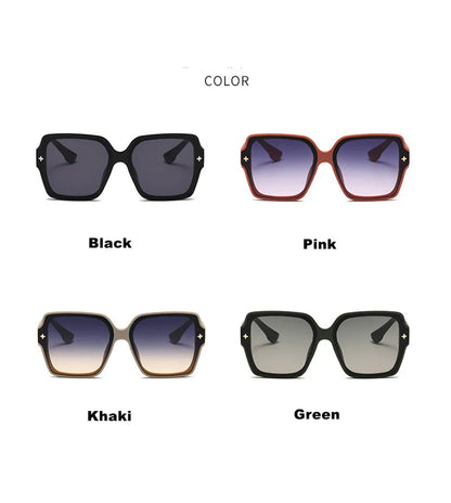 Square Frame UV400 Sunglasses – Luxury All-Match Style DS-8052-1