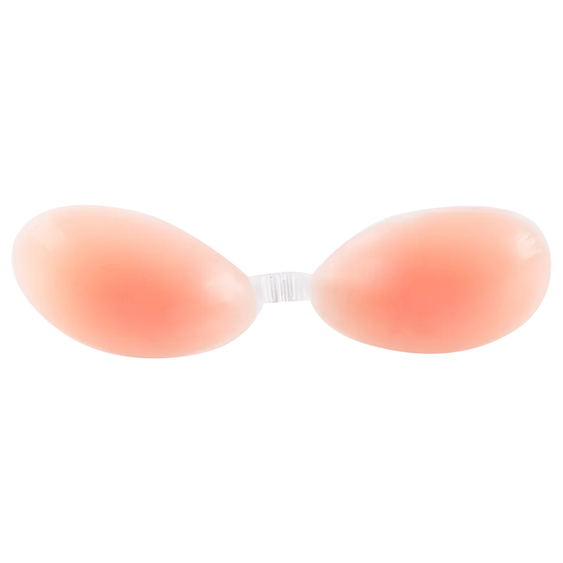 Invisible Silicone Push-Up Bra — Strapless Adhesive Backless Support